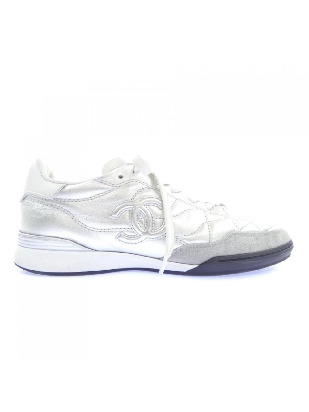 Chanel Sneakers Silver